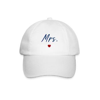 Frau - Baseballkappe - Weiß/Weiß - Vorne