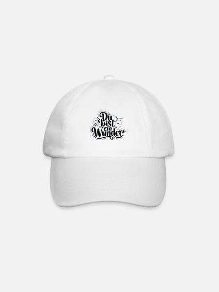 Du bist ein Wunder - Baseballkappe - Weiß/Weiß
