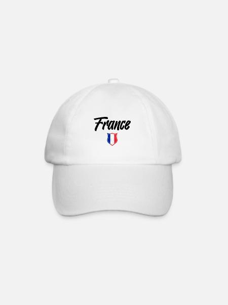 FRANKREICH - Baseballkappe - Weiß/Weiß