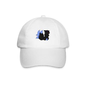 Dark Kitsune / Geschenkidee - Baseballkappe - Weiß/Weiß - Vorne