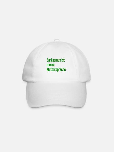 Sarkasmus-Profi - Baseballkappe - Weiß/Weiß