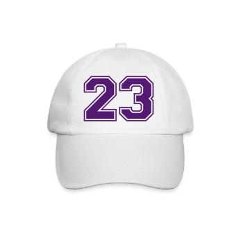 23 - Baseballkappe - Weiß/Weiß - Vorne