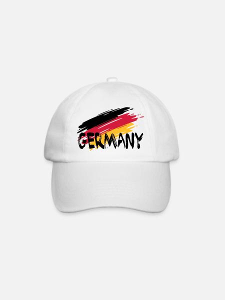 GERMANY - Baseballkappe - Weiß/Weiß
