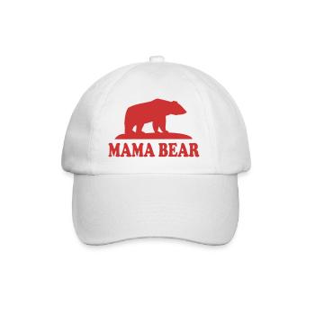 MAMA BEAR - Baseballkappe - Weiß/Weiß - Vorne