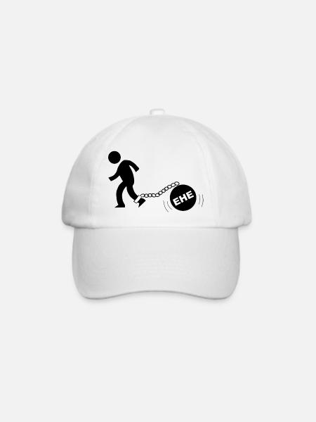 Junggesellenabschied - Baseballkappe - Weiß/Weiß