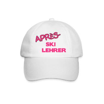 Après Skilehrer - Baseballkappe - Weiß/Weiß - Vorne
