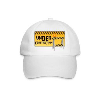 Bau - Baseballkappe - Weiß/Weiß - Vorne