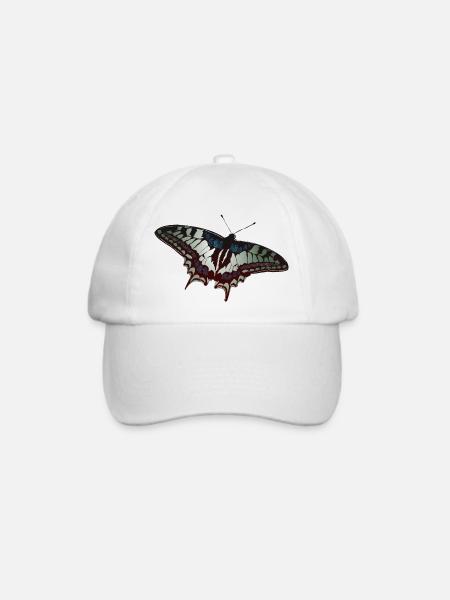 Butterfly Schmetterling Schmetterlinge - Baseballkappe - Weiß/Weiß