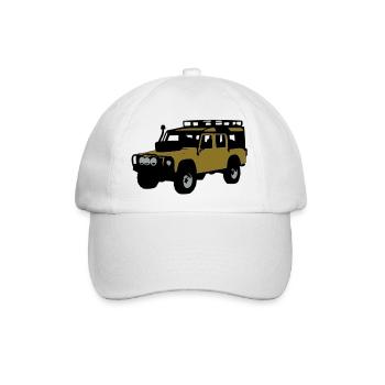 Offroader - Baseballkappe - Weiß/Weiß - Vorne