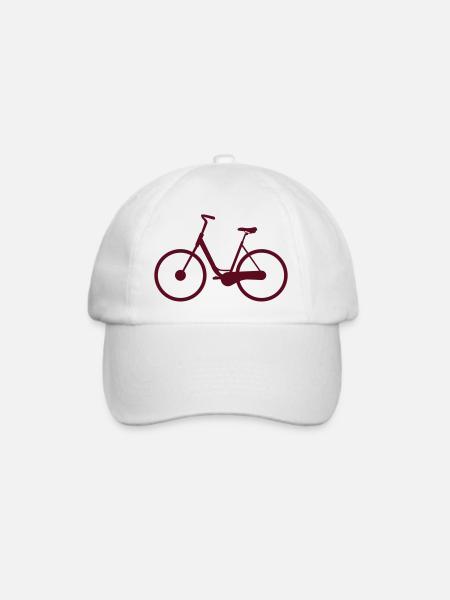 fahrrad - Baseballkappe - Weiß/Weiß