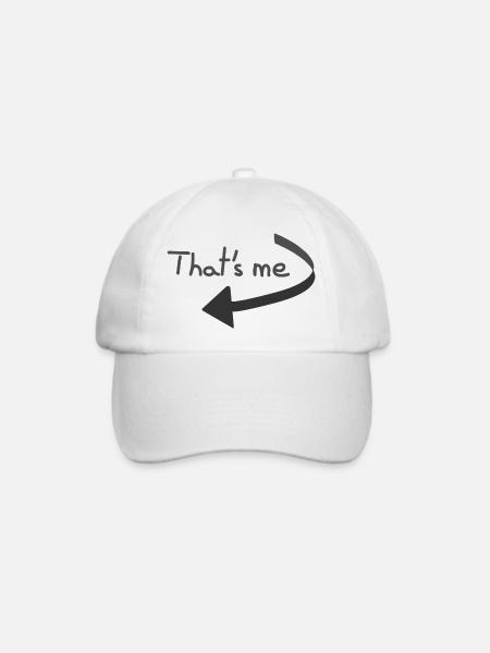That´s me - Baseballkappe - Weiß/Weiß