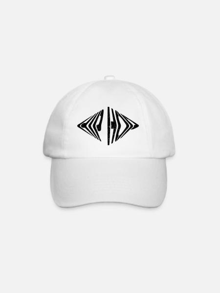 Hip Hop - Baseballkappe - Weiß/Weiß