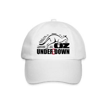 down under - Baseballkappe - Weiß/Weiß - Vorne