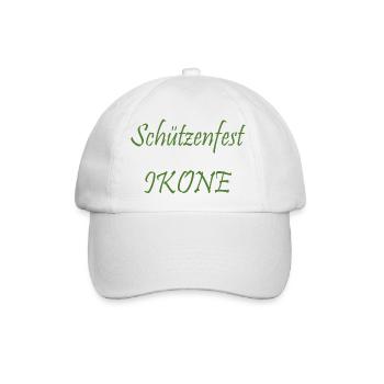 Schützenfest Ikone - Baseballkappe - Weiß/Weiß - Vorne