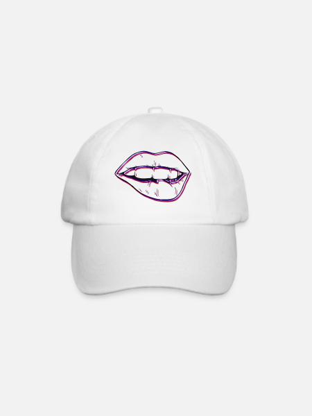 Lipps - Baseballkappe - Weiß/Weiß
