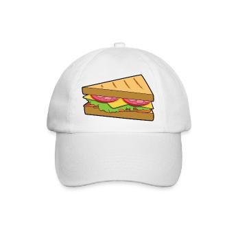 Sandwich - Baseballkappe - Weiß/Weiß - Vorne