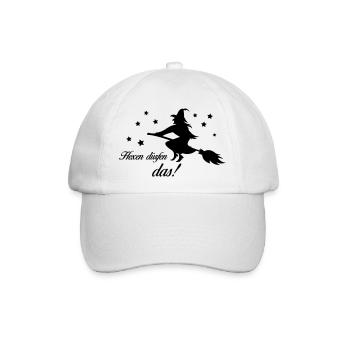 hexen dürfen das - Baseballkappe - Weiß/Weiß - Vorne