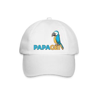 PAPAGEI - Baseballkappe - Weiß/Weiß - Vorne