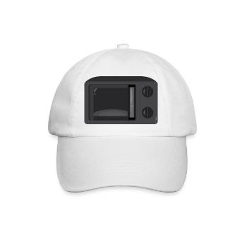 Mikrowelle - Baseballkappe - Weiß/Weiß - Vorne