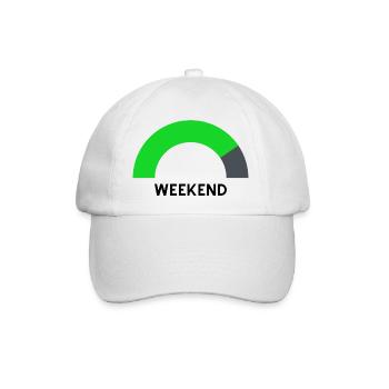 weekend loading - Baseballkappe - Weiß/Weiß - Vorne