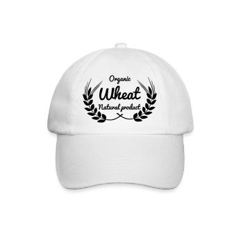 Naturprodukt Maiskörner Weizen - Baseballkappe - Weiß/Weiß - Vorne