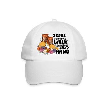 Kirche Religion Katholik katholisch Jesus Christus - Baseballkappe - Weiß/Weiß - Vorne