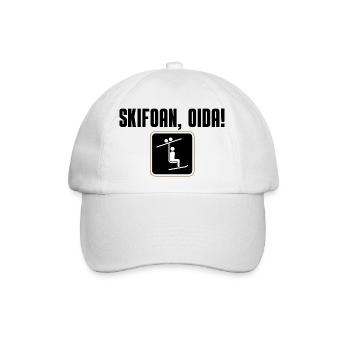 Skifoan, Oida - Baseballkappe - Weiß/Weiß - Vorne