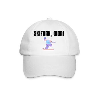 Skifoan, Oida - Baseballkappe - Weiß/Weiß - Vorne