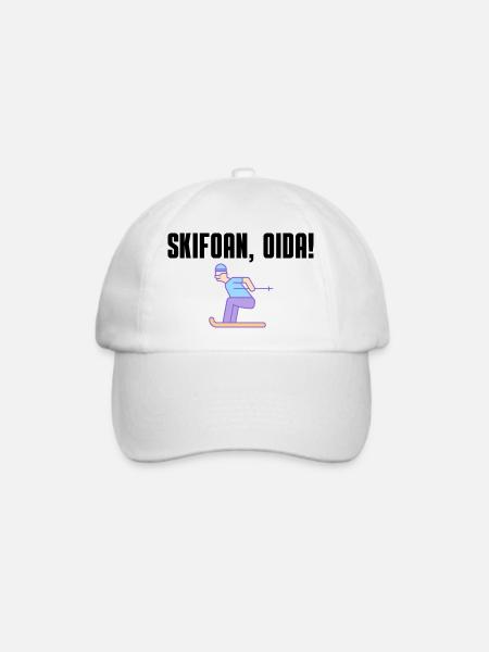 Skifoan, Oida - Baseballkappe - Weiß/Weiß
