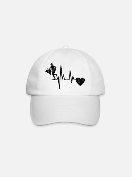 Plogging Geschenk Jogging Müll sammeln Ploggen - Baseballkappe - Weiß/Weiß