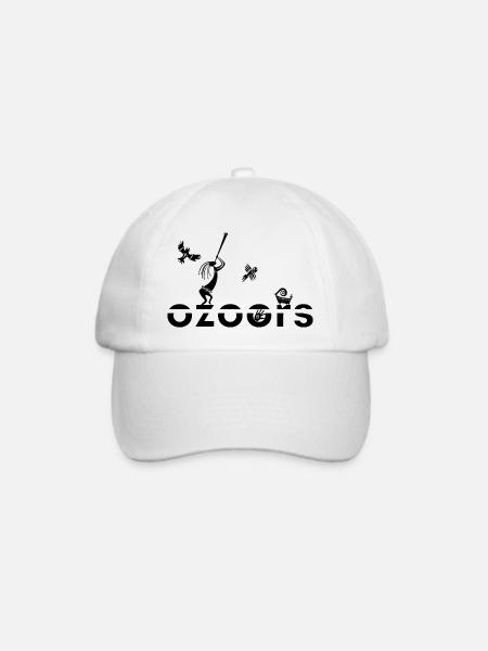 ozoors tengri ruf - Baseballkappe - Weiß/Weiß