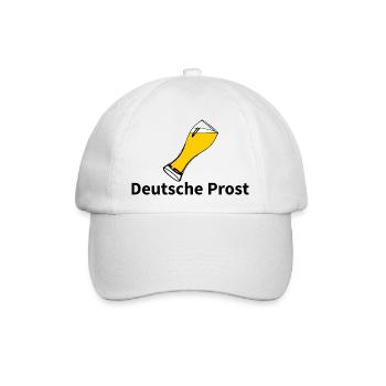 Glass Beer Trinken - Baseballkappe - Weiß/Weiß - Vorne