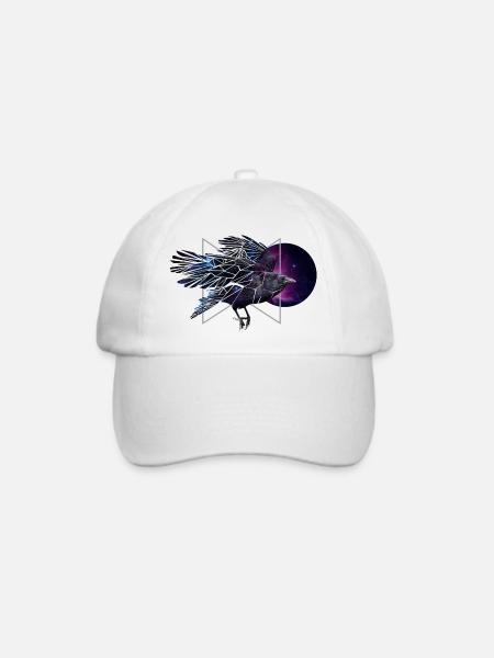 Space Raven - Baseballkappe - Weiß/Weiß