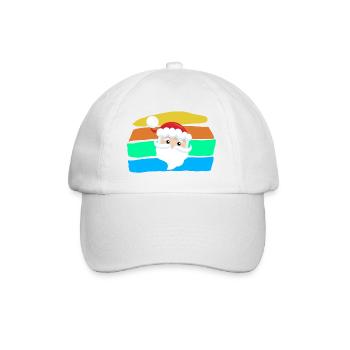 Weihnachtsmann - Baseballkappe - Weiß/Weiß - Vorne