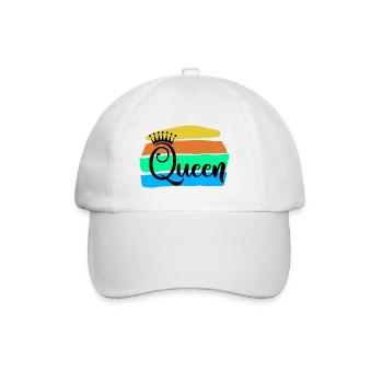 Queen - Baseballkappe - Weiß/Weiß - Vorne