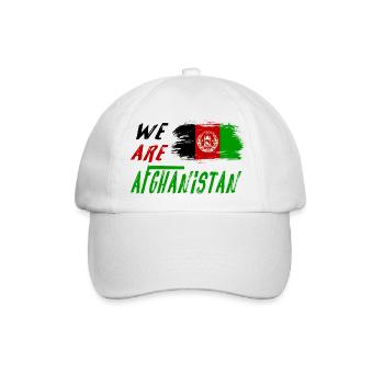 Wir sind Afghanistan - Baseballkappe - Weiß/Weiß - Vorne