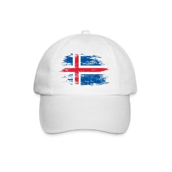 Island used - Baseballkappe - Weiß/Weiß - Vorne
