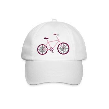 Marathon Triathlon Running joggen Biking Radfahren - Baseballkappe - Weiß/Weiß - Vorne