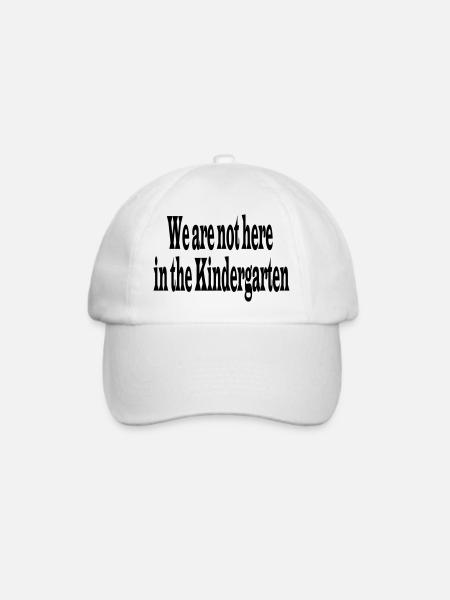 Kindergarten - Baseballkappe - Weiß/Weiß