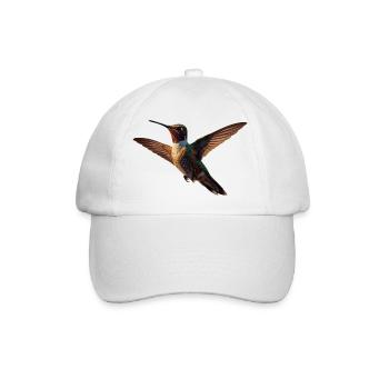 Kolibri verteidigen ihr Revier - Baseballkappe - Weiß/Weiß - Vorne
