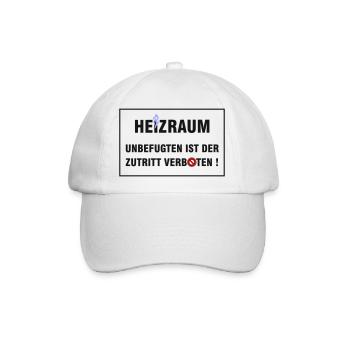 Heizraum Gas - Baseballkappe - Weiß/Weiß - Vorne