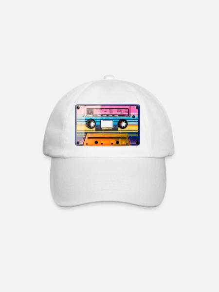 Kassette - Baseballkappe - Weiß/Weiß