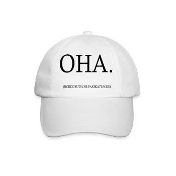 Oha. - Baseballkappe - Weiß/Weiß - Vorne