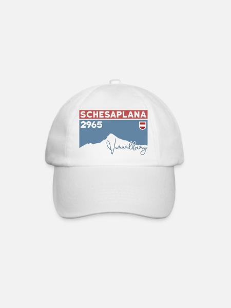 Schesaplana Gipfel Bergtour Wanderung Vorarlberg - Baseballkappe - Weiß/Weiß