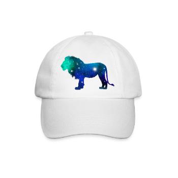 Galaxy Lion - Baseballkappe - Weiß/Weiß - Vorne