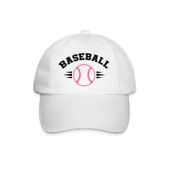 baseball - Baseballkappe - Weiß/Weiß - Vorne