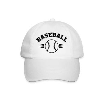 baseball - Baseballkappe - Weiß/Weiß - Vorne
