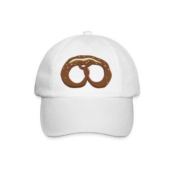 Brezel - Baseballkappe - Weiß/Weiß - Vorne