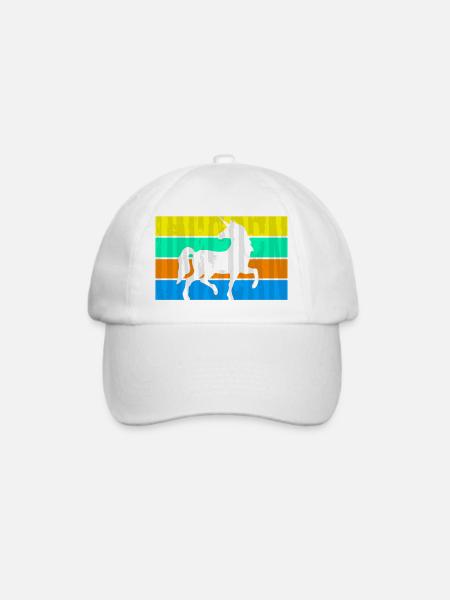 Einhorn - Unicorn! - Baseballkappe - Weiß/Weiß