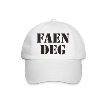 Norwegisch - Baseballkappe - Weiß/Weiß - Vorne